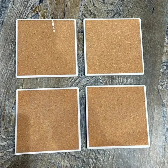 Beach House | Set of 4 Palm Coasters - Picture 3 of 5